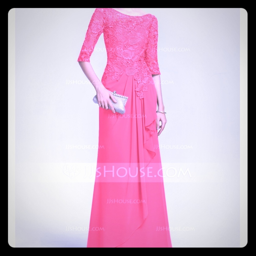 NWT Formal, Floor length “Watermelon” Dress